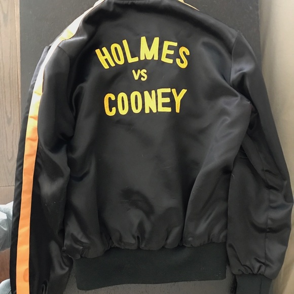 Vintage Holmes vs Cooney Fight Jacket 1982